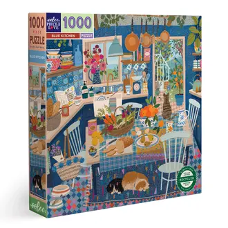eeBoo Eeboo Blue Kitchen 1000pc Jigsaw Puzzle