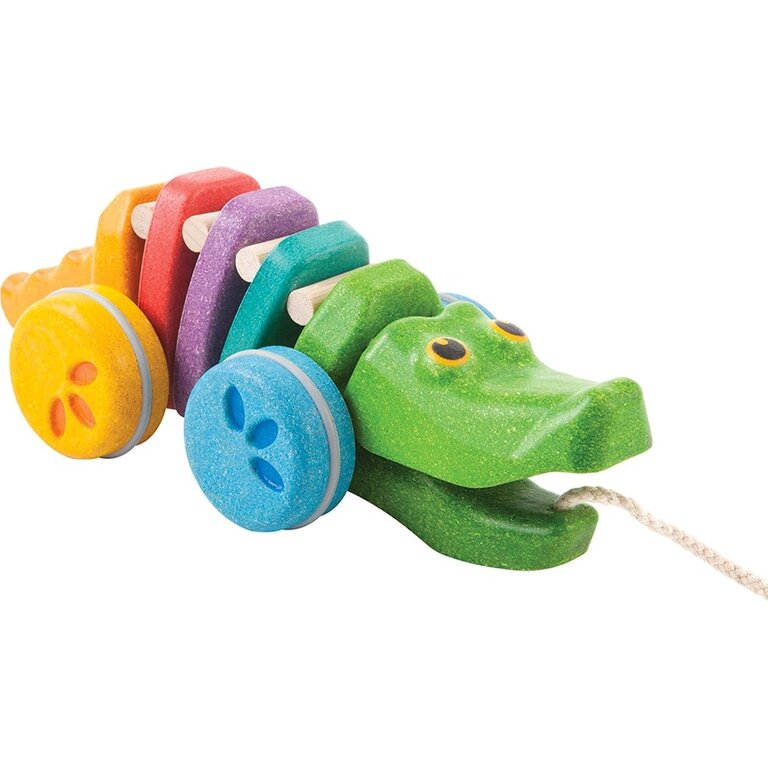 Rainbow Alligator Pull Toy