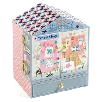 Djeco Tinou Shop Jewelry Box