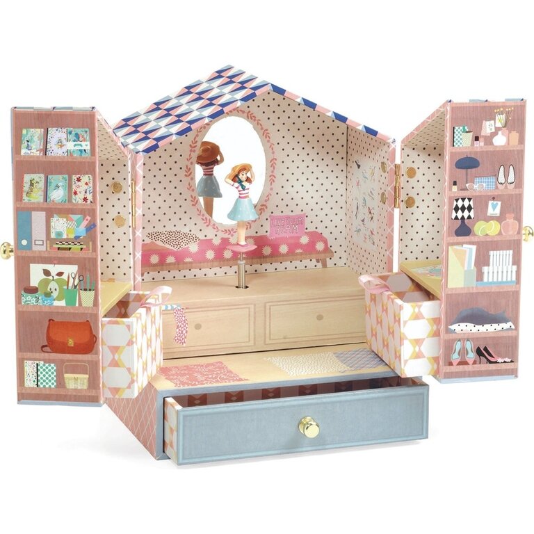 Djeco Tinou Shop Jewelry Box