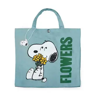 Three Potato Four Snoopy Flowers Tote