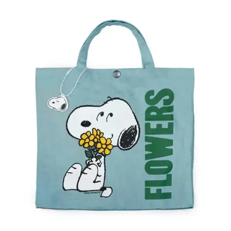 Three Potato Four Snoopy Flowers Tote