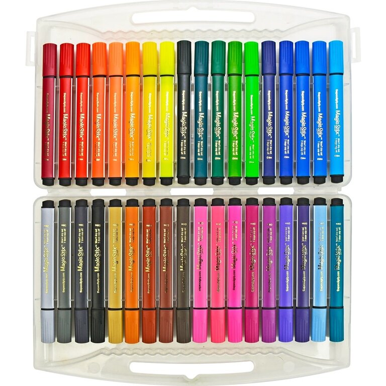 Magic Stix Triangular Markers 36pc