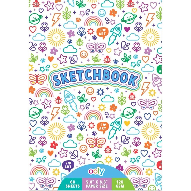 Colorful Doodles Small Sketchbook