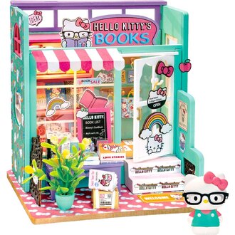 Hands Craft Hello Kitty Bookstore Miniature Kit