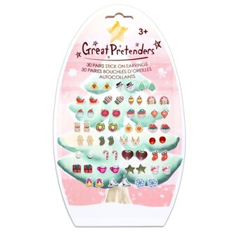 Stick On Christmas Earrings
