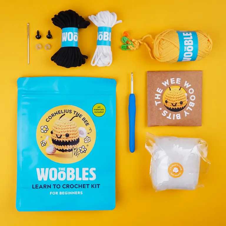 The Woobles Cornelius The Bee Crochet Kit