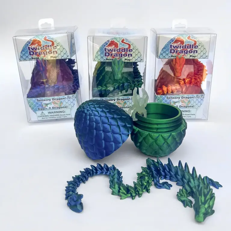 Twiddle Dragon and Egg Assorted