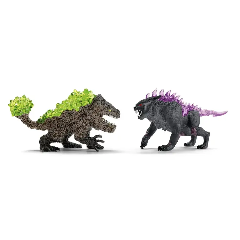 Schleich Rock Crusher vs Shadow Lynx 70827