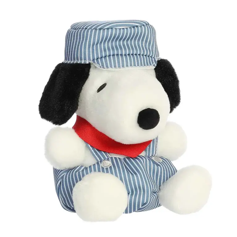 Aurora Palm Pals Peanuts Train Engineer Snoopy