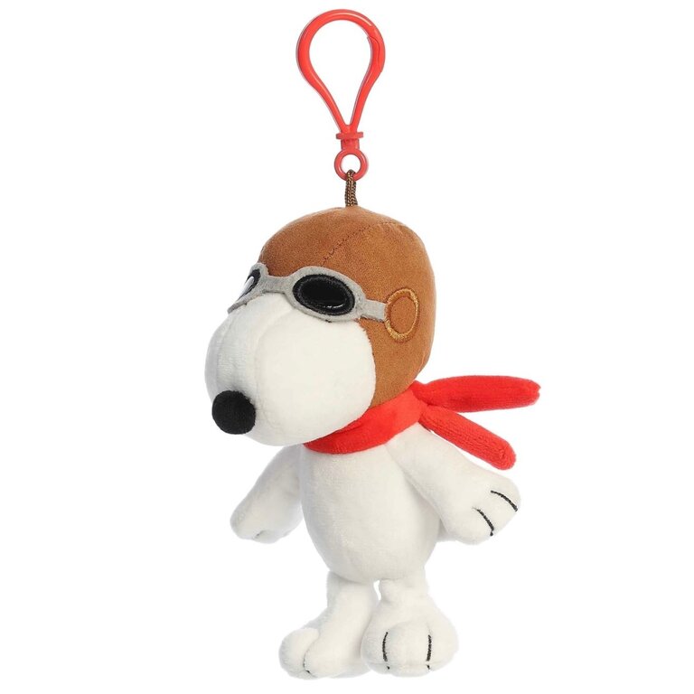 Aurora Peanuts Flying Ace Keychain Clip