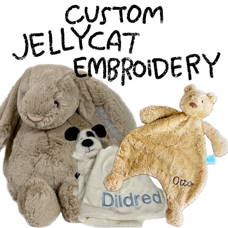 Jellycat Custom Embroidery
