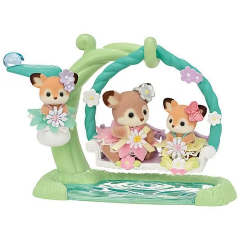 Calico Critters Calico Critters Deer Floral Swing Set