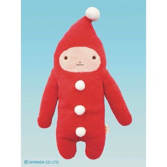 Shinada Co., LTD Fumofumo San Baby in Red Plush