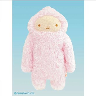Shinada Co., LTD Fumofumo San Pink Monster Plush