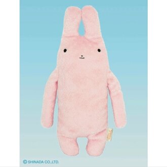 Shinada Co., LTD Fumofumo San Pink Rabbit Plush