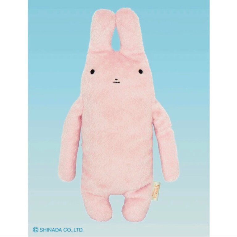Shinada Co., LTD Fumofumo San Pink Rabbit Plush