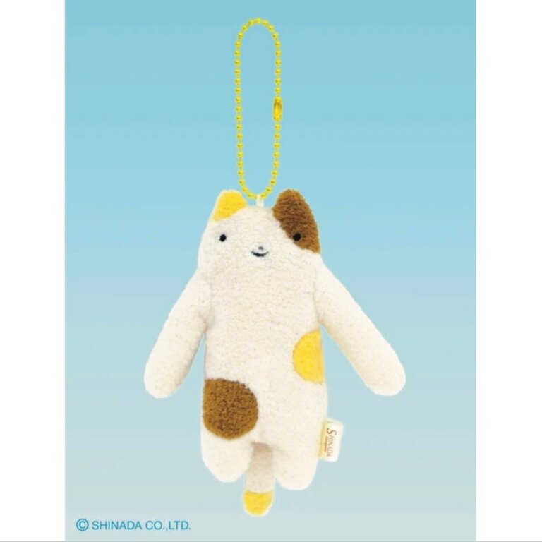 Shinada Co., LTD Fumofumo San Keychain Calico Cat