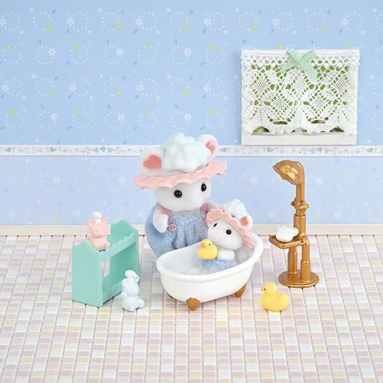 Calico Critters Calico Critters Bath Time Bubble Siblings