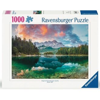 Ravensburger Zugspitze at the Eibsee, Germany 1000pc Jigsaw Puzzle