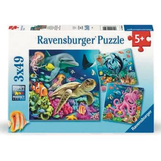 Ravensburger Underwater Splendor 3x49 Jigsaw Puzzle Set