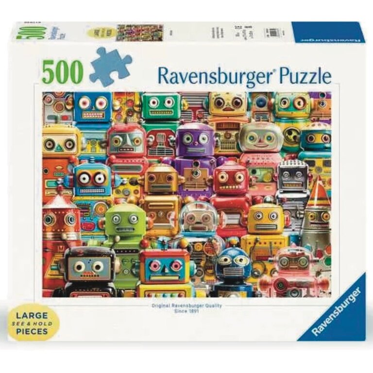 Ravensburger Retro Robots 500pc Jigsaw Puzzle