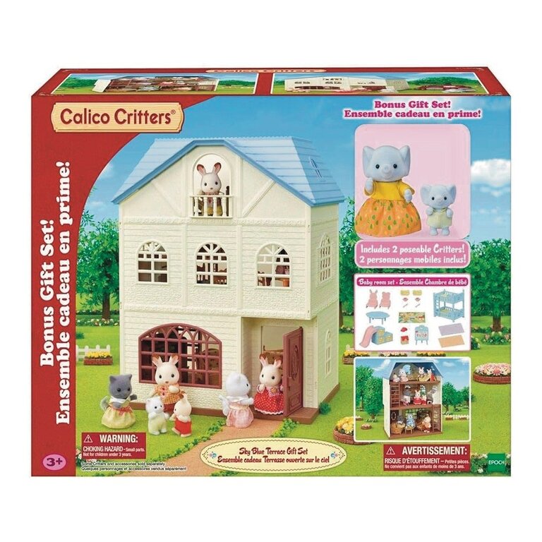 Calico Critters Calico Critters Sky Blue Terrace Gift Set