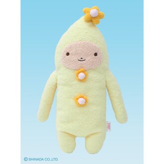 Shinada Co., LTD Fumofumo San Flower Baby in Yellow Plush Shinada Co., LTD Fumofumo San Flower Baby in Yellow Plush