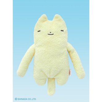 Shinada Co., LTD Fumofumo San Sleepy Yellow Animal Plush