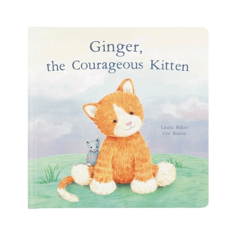 Jellycat Ginger, the Courageous Kitten Board Book