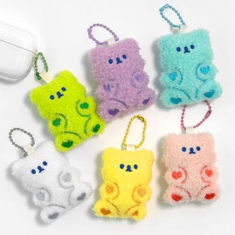 Pastel Color Bear Keychain Single Blind Box