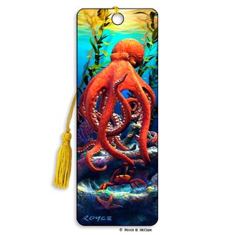 Big Bad Octopus 3D Bookmark