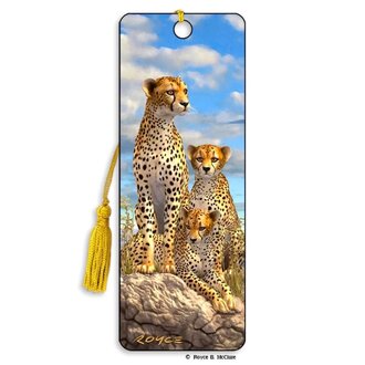Cheetahs 3D Bookmark