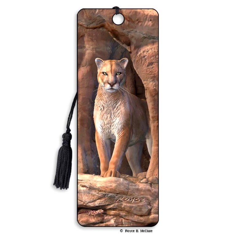 Cougar 3D Bookmark