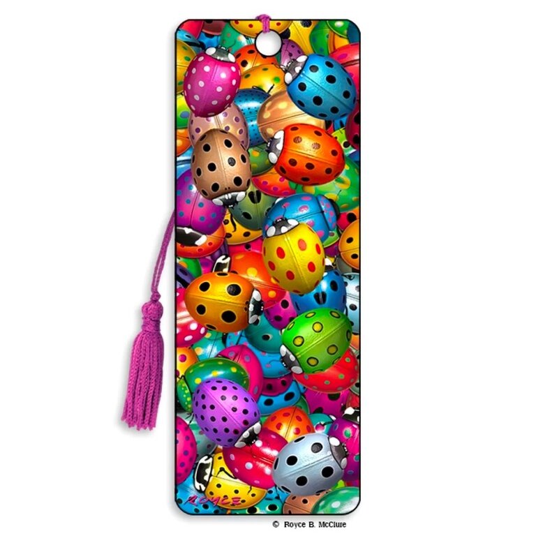 Beetlemania Ladybugs 3D Bookmark