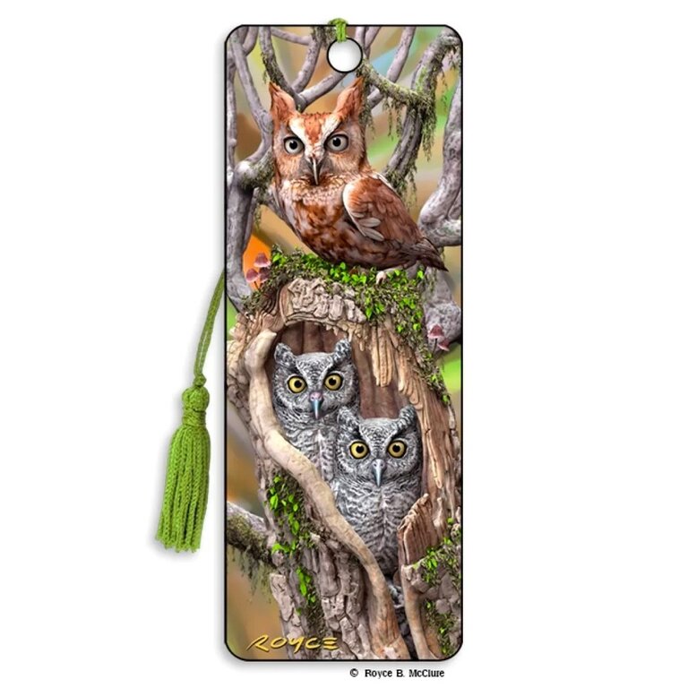 Owl 3D Bookmark