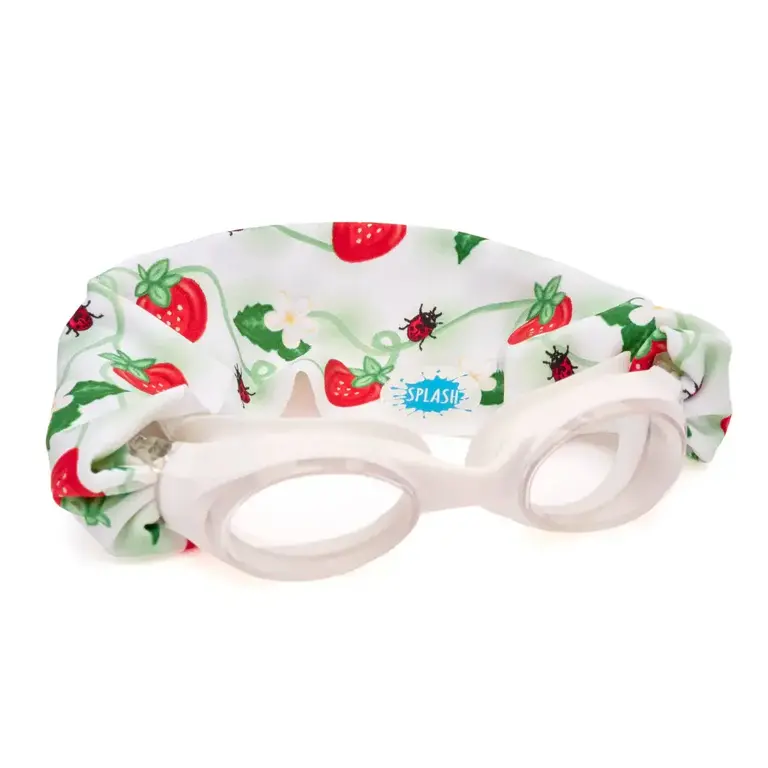 Swim Goggles Strawberry Fields