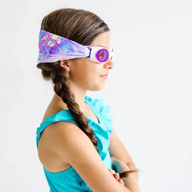 Swim Goggles Pastel Swirl
