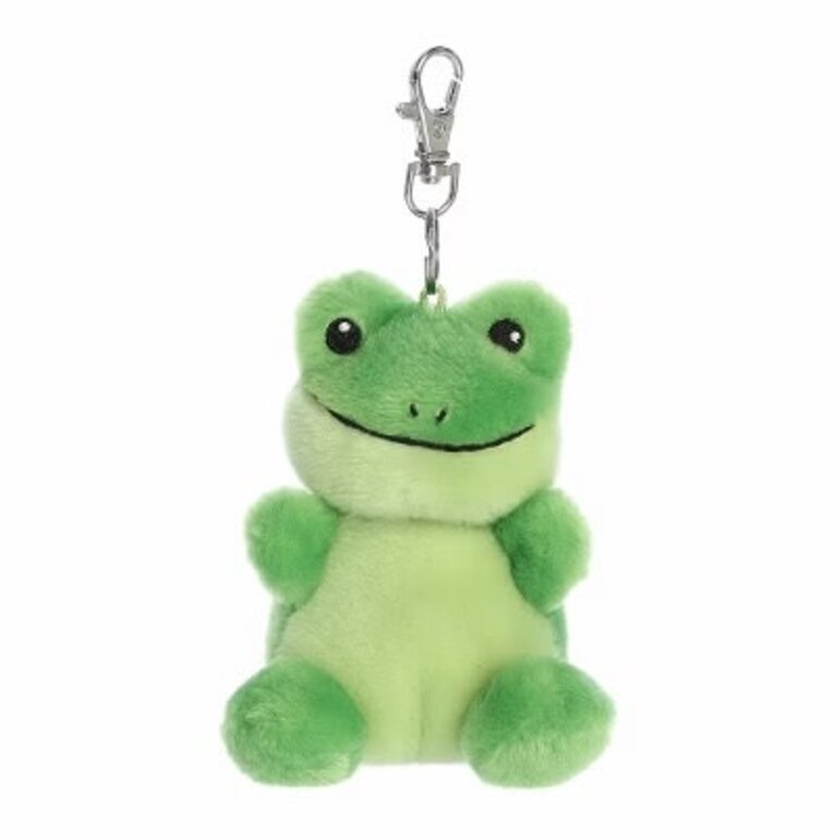 Aurora Palm Pals Clip-On Ribbits Frog Keychain