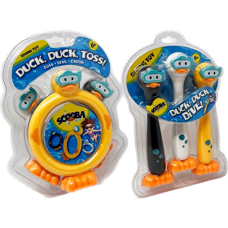 Duck, Duck, Toss! Diving Rings or Sticks