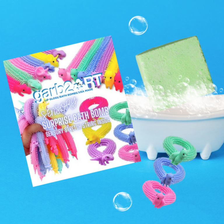 Sensory Pop Tube Surprise Bath Bomb