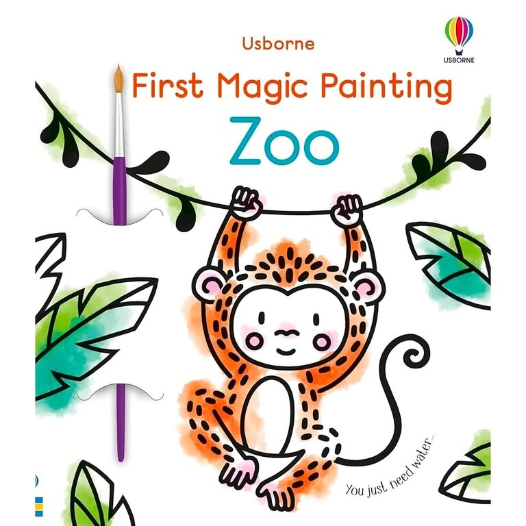 Usborne Books First Magic Painting Book Zoo