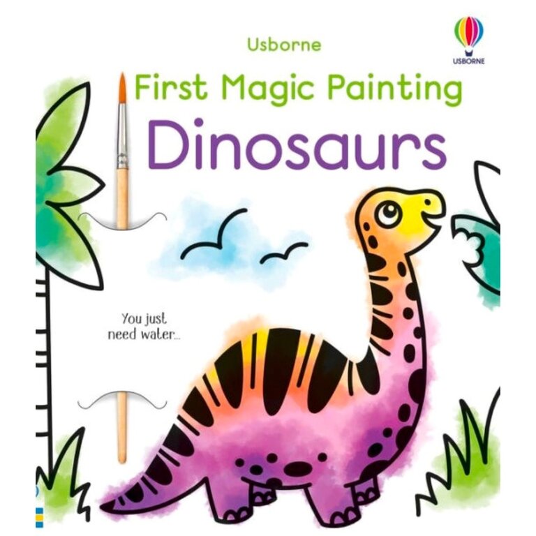 Usborne Books First Magic Painting Book Dinosaurs