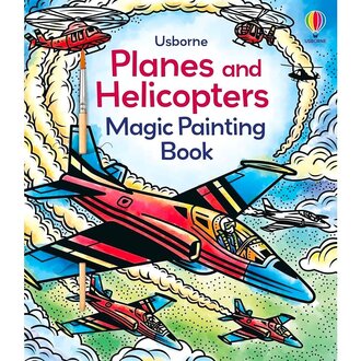 Usborne Books Magic Painting Book Planes and Helicopter