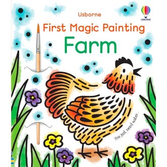 Usborne Books First Magic Painting Book Farm