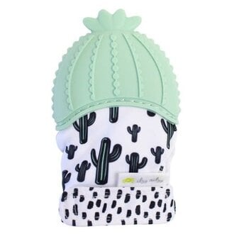 Itzy Mitt SIlicone Teething Mitt Cactus