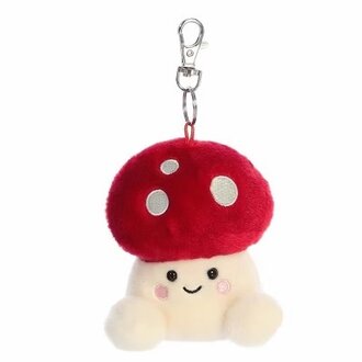 Aurora Palm Pals Clip On Amanita Mushroom Keychain