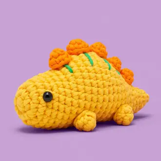 The Woobles Phoebe the Stegosaurus Beginner Crochet Kit