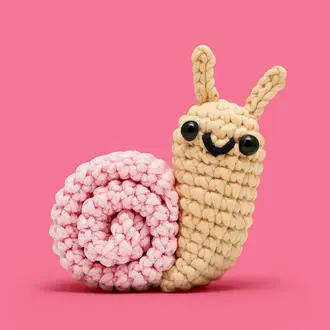 The Woobles Mimi the Snail Beginner Crochet Kit