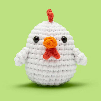 The Woobles Bo the Chicken Beginner Crochet Kit